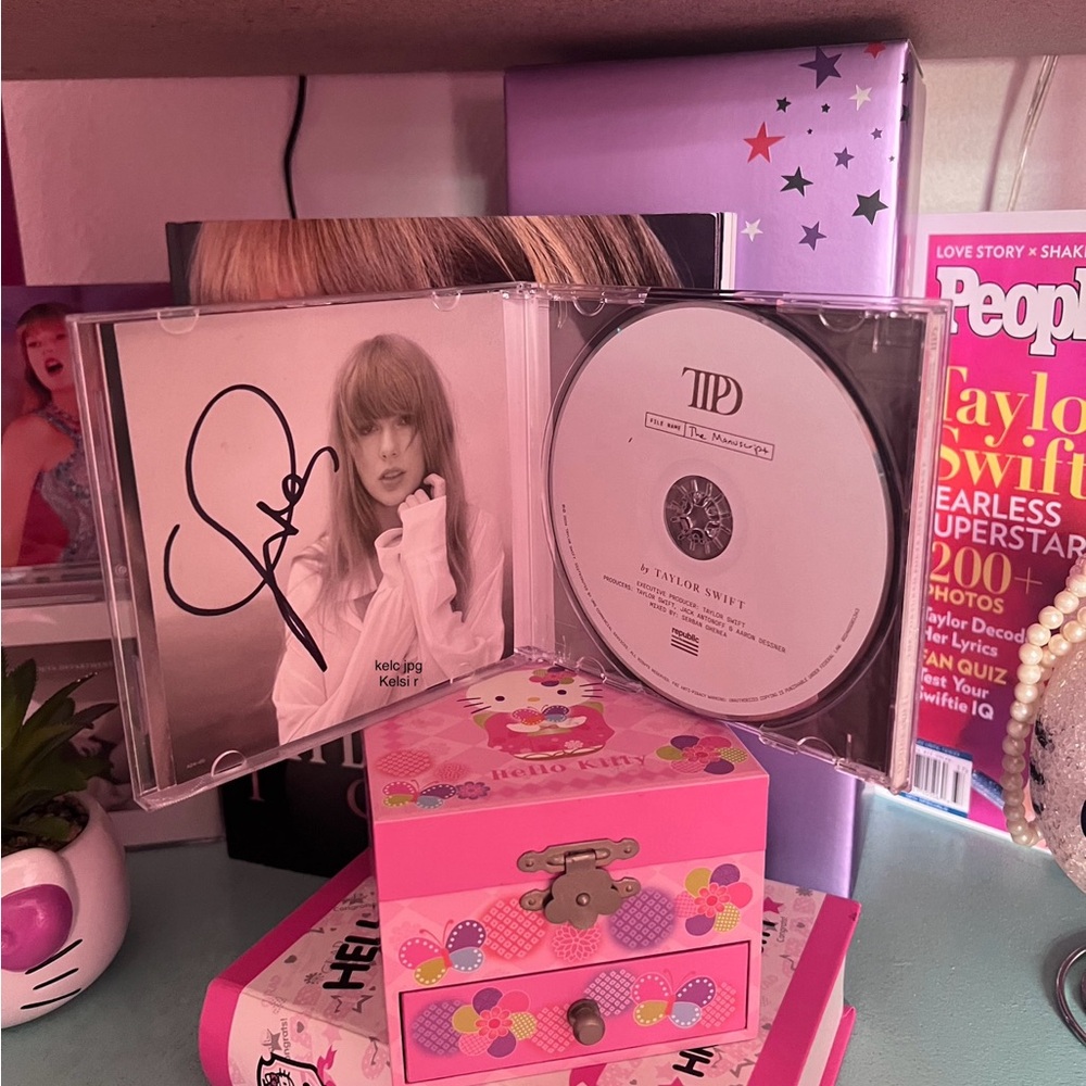 Signed TTPD- The Manuscript Taylor Swift CD